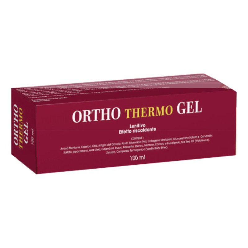 Ortho Thermo Gel Riscaldante 100 ml &ndash; Gel Ortho per Dolori Muscolari e Articolari