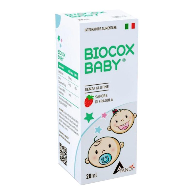 Biocox Baby Integratore Alimentare in Gocce 20 Millilitri per il Benessere Intestinale di Neonati e Bambini Biocox Baby Integratore Alimentare in Gocce 20 Millilitri per il Benessere Intestinale di Neonati e Bambini