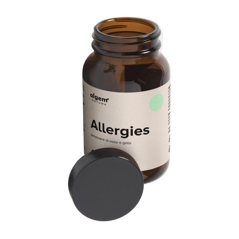 Algem Allergies 40 capsule - integratore per allergie stagionali Algem Allergies 40 capsule - integratore per allergie stagionali