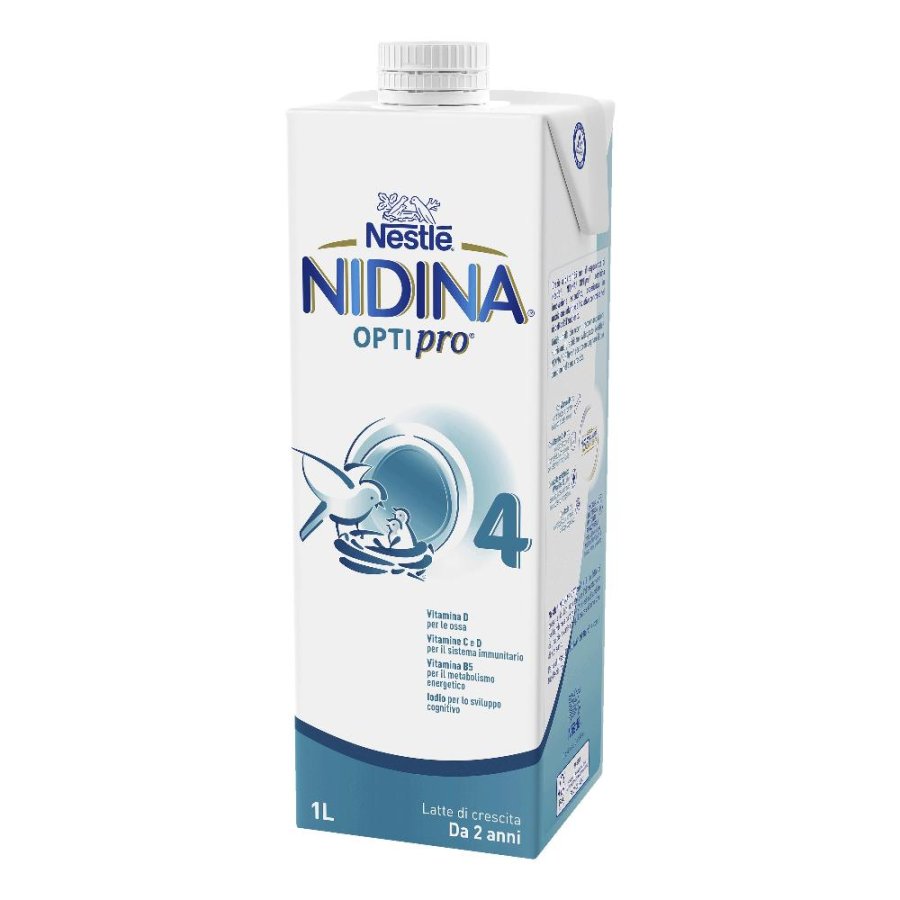 Nidina Optipro 4 liquido 1 L - latte di crescita per bambini dai 2 anni Nidina Optipro 4 liquido 1 L - latte di crescita per bambini dai 2 anni