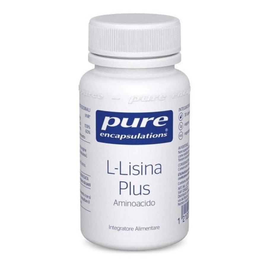 Pure Encapsulations L-Lisina 30 capsule - integratore di L-lisina pura Pure Encapsulations L-Lisina 30 capsule - integratore di L-lisina pura