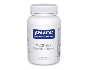 Pure Encapsulations Magnesio Bisglicinato Integratore contro la Stanchezza 60 Capsule