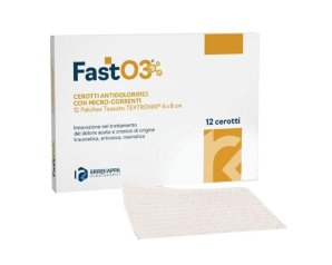 Fasto3 cerotti antidolorifici 12 pezzi - cerotti automedicanti per dolori muscolari e articolari