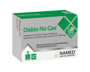 Named Disbio No Gas Integratore per l'Eliminazione Gas Intestinali, 30 Compresse