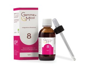 Gemme di Micol 8 Integratore Naturale Ziegler a Base di Gemme 30 Millilitri