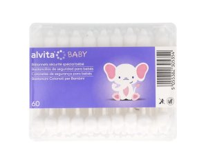 Baby Bastoncini cotonati per bambini cotton fioc 100% puro cotone 60 pezzi