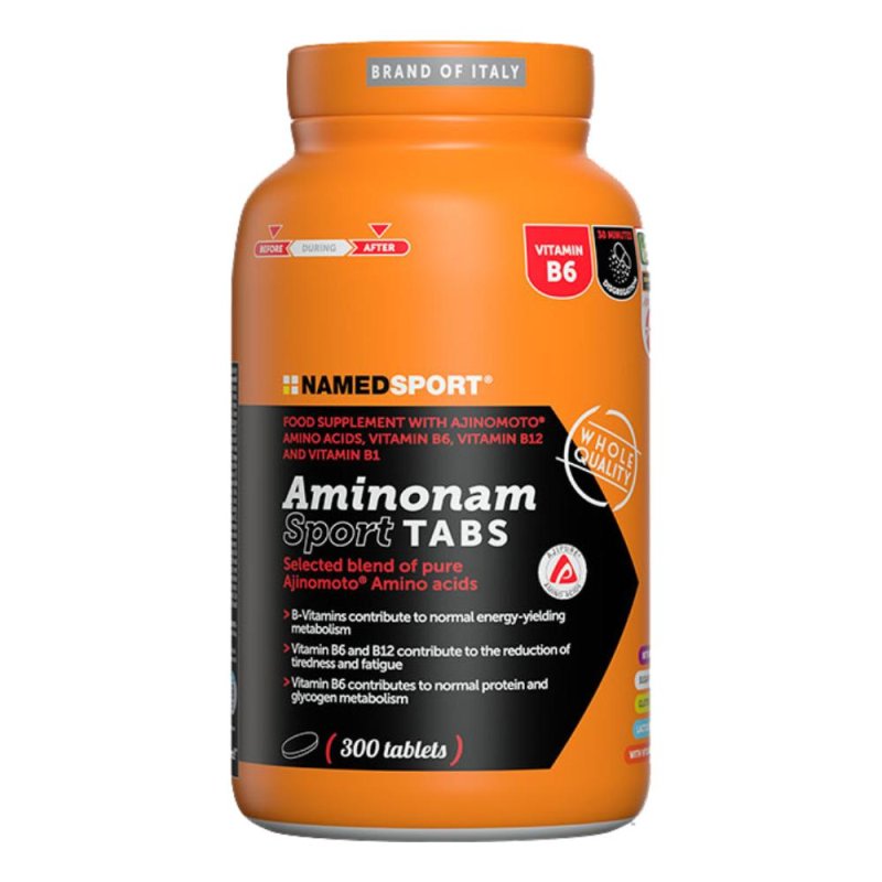 Named Sport AminoPro Integratore di Aminoacidi Essenziali (EAA) con BCAA e Vitamine B – Supporto Muscolare 300 Compresse Named Sport AminoPro Integratore di Aminoacidi Essenziali (EAA) con BCAA e Vitamine B – Supporto Muscolare 300 Compresse