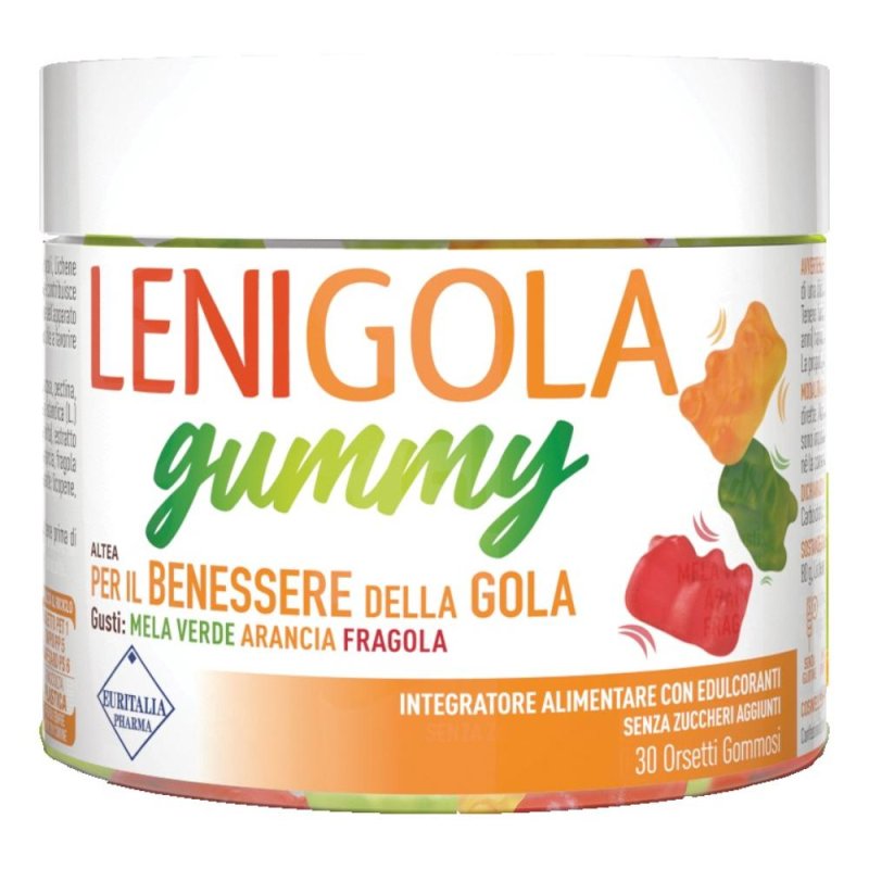 Lenigola Gummy integratore per il benessere della gola 30 orsetti gommosi