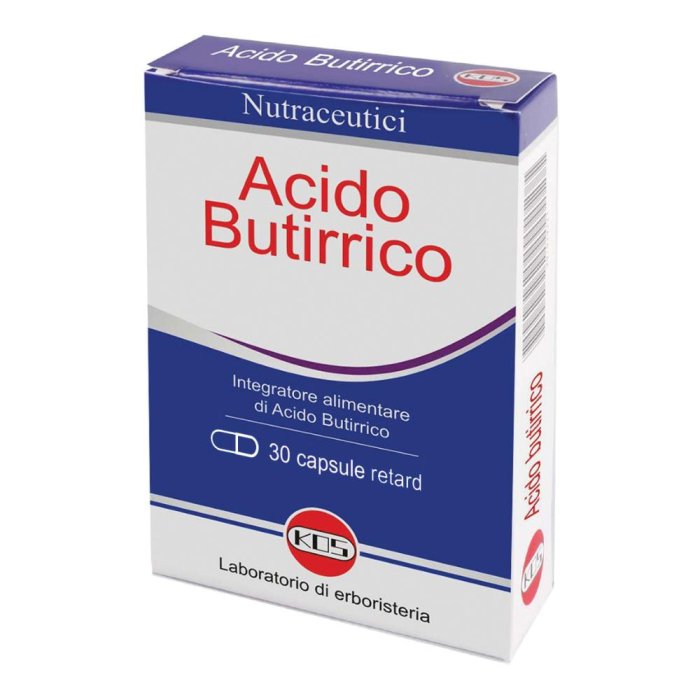 Acido butirrico 30 capsule retard Acido butirrico 30 capsule retard
