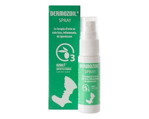Dermozoil Spray 20 millilitri Olio Dermatologico Lenitivo per Cani e Gatti per Cute Secca Arrossata e Orecchie Sensibili