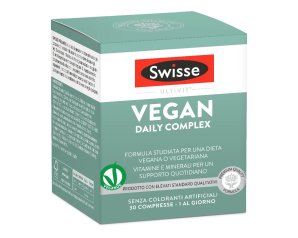 Swisse Vegan Daily Complex Integratore per Vegani 30 Compresse