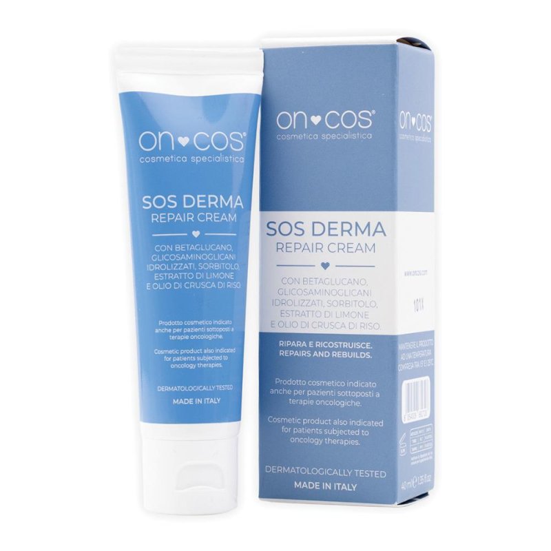 Oncos SOS derma 30 ml - crema lenitiva per pelle irritata da trattamenti oncologici Oncos SOS derma 30 ml - crema lenitiva per pelle irritata da trattamenti oncologici