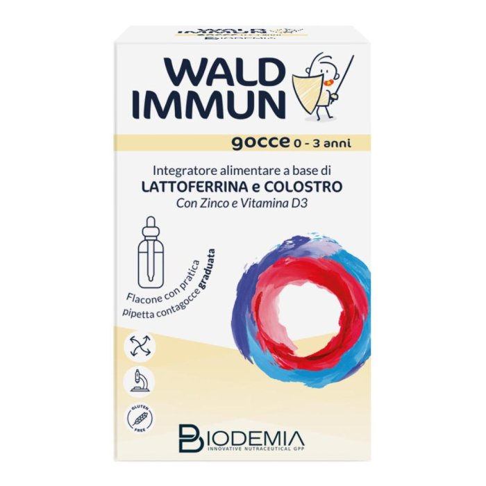 Waldimmun gocce 0-3 anni 20 ml - integratore immunostimolante pediatrico Waldimmun gocce 0-3 anni 20 ml - integratore immunostimolante pediatrico