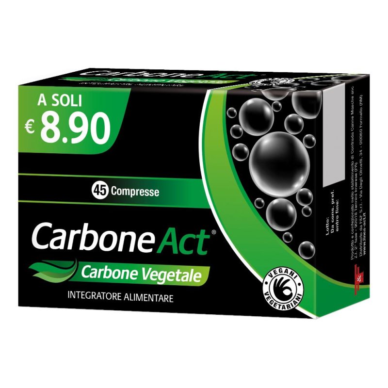 Linea Act Carbone Act Integratore Alimentare 45 compresse Linea Act Carbone Act Integratore Alimentare 45 compresse