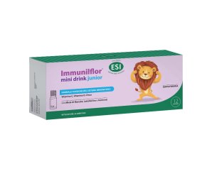ESI Immunilflor Junior 12x15 ml Integratore per le Difese Immunitarie dei Bambini con Fermenti Lattici e Vitamina C