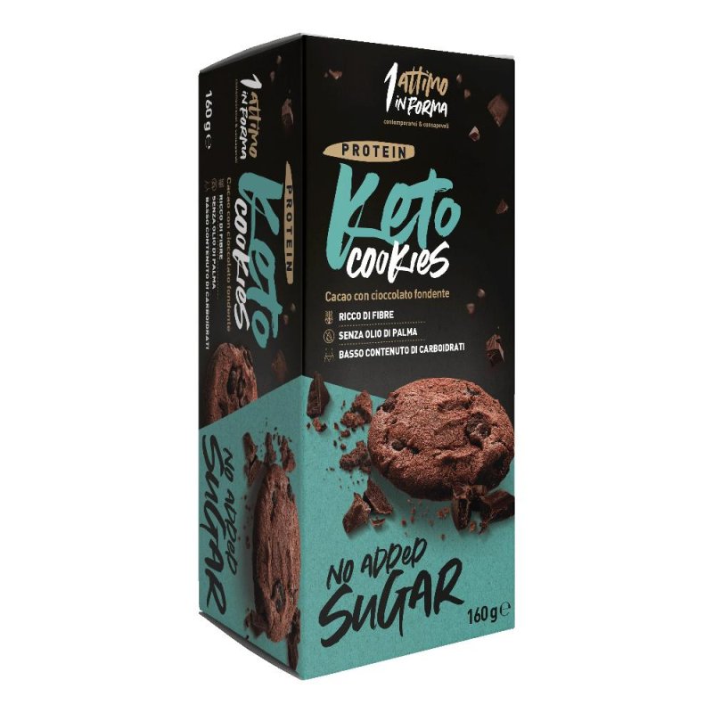 Keto Cookies Classic Dark Chocolate 160 g Keto Cookies Classic Dark Chocolate 160 g