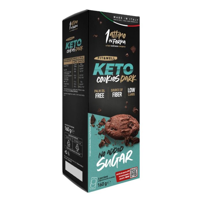 Keto Cookies Cocoa Dark Chocolate 160 g