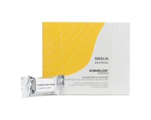 Subhelios Choco barrette cioccolato 20x7 g - snack al cioccolato funzionale