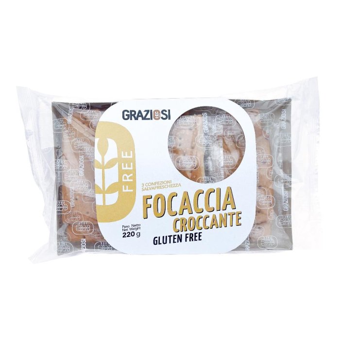 FOCACCIA CROCCANTE OLIO 220G FOCACCIA CROCCANTE OLIO 220G