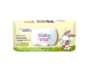 Babystar salviette beb? camomilla 72 pz - salviette umidificate alla camomilla per bambini