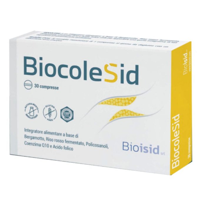 Bioisid Biocolesdi Integratore Alimentare Colesterolo e Glicemia 30 compresse Bioisid Biocolesdi Integratore Alimentare Colesterolo e Glicemia 30 compresse