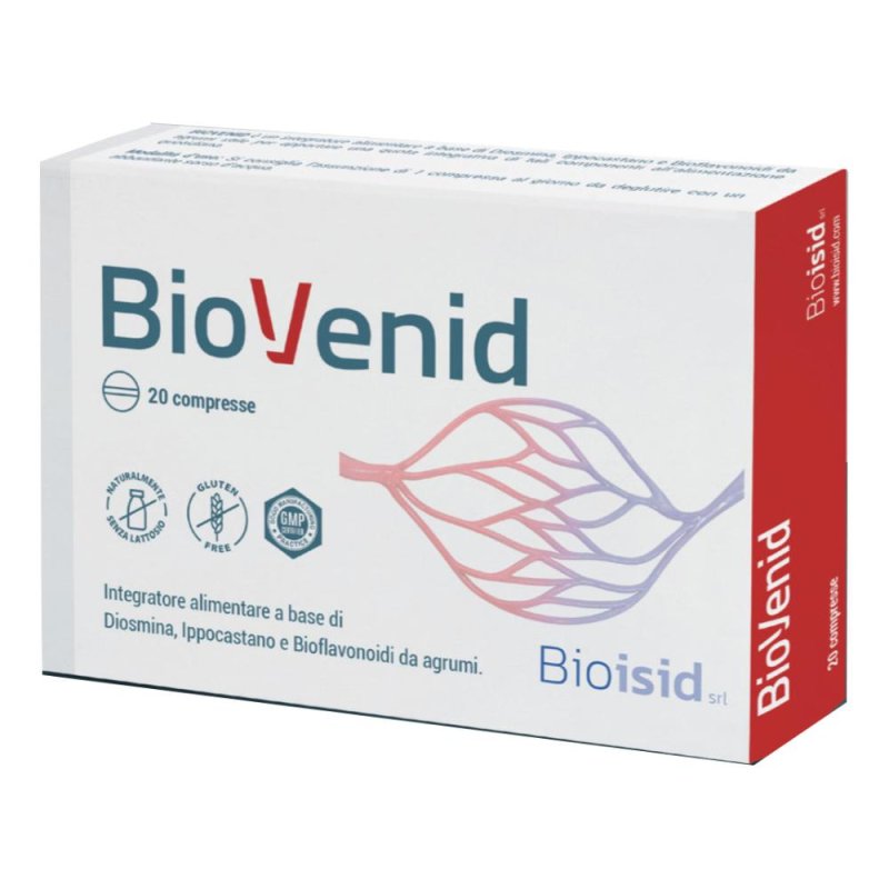 Bioisid Biovenid Integratore Alimentare per il Microcircolo 20 compresse Bioisid Biovenid Integratore Alimentare per il Microcircolo 20 compresse