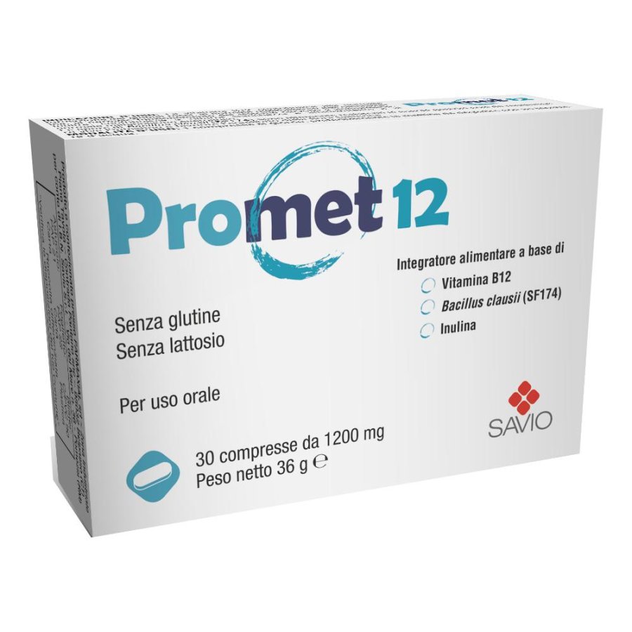 Promet 12 30 compresse - integratore per sistema nervoso e tono dellumore Promet 12 30 compresse - integratore per sistema nervoso e tono dellumore