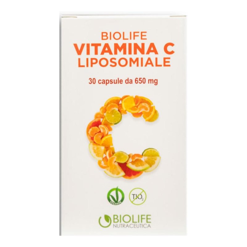Biolife Vitamin C Liposomiale 30 Capsule | Integratore di Vitamina C ad Alto Assorbimento per Sistema Immunitario Biolife Vitamin C Liposomiale 30 Capsule | Integratore di Vitamina C ad Alto Assorbimento per Sistema Immunitario