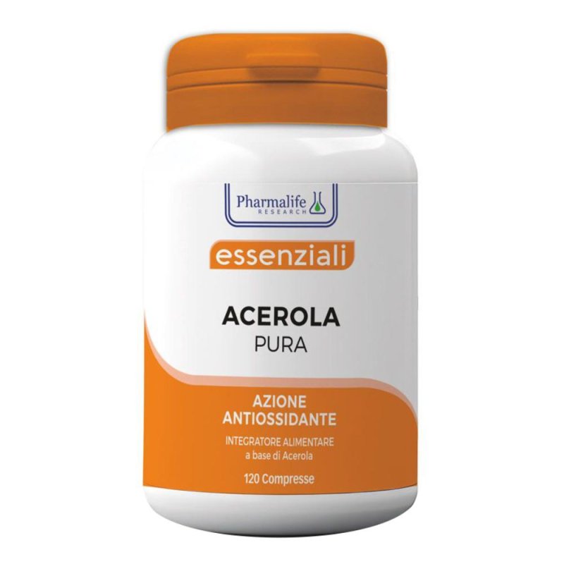Acerola C Pura 120 Compresse Integratore di Vitamina C Naturale ad Alto Dosaggio Acerola C Pura 120 Compresse Integratore di Vitamina C Naturale ad Alto Dosaggio