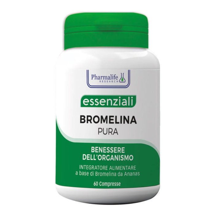 Bromelina Pura da Ananas 60 Compresse Integratore Naturale per Digestione Gonfiore e Drenaggio Bromelina Pura da Ananas 60 Compresse Integratore Naturale per Digestione Gonfiore e Drenaggio