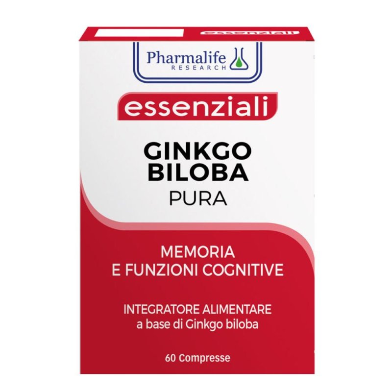 Essenziali Ginkgo Biloba Pura 60 compresse Essenziali Ginkgo Biloba Pura 60 compresse