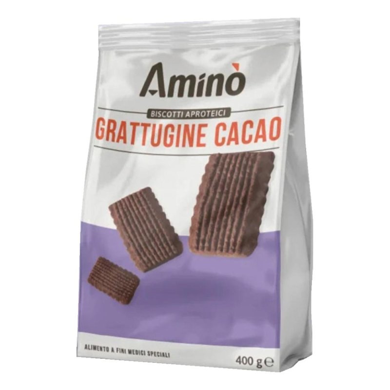 Aminò Grattugine cacao biscotti aproteici 200 grammi Aminò Grattugine cacao biscotti aproteici 200 grammi