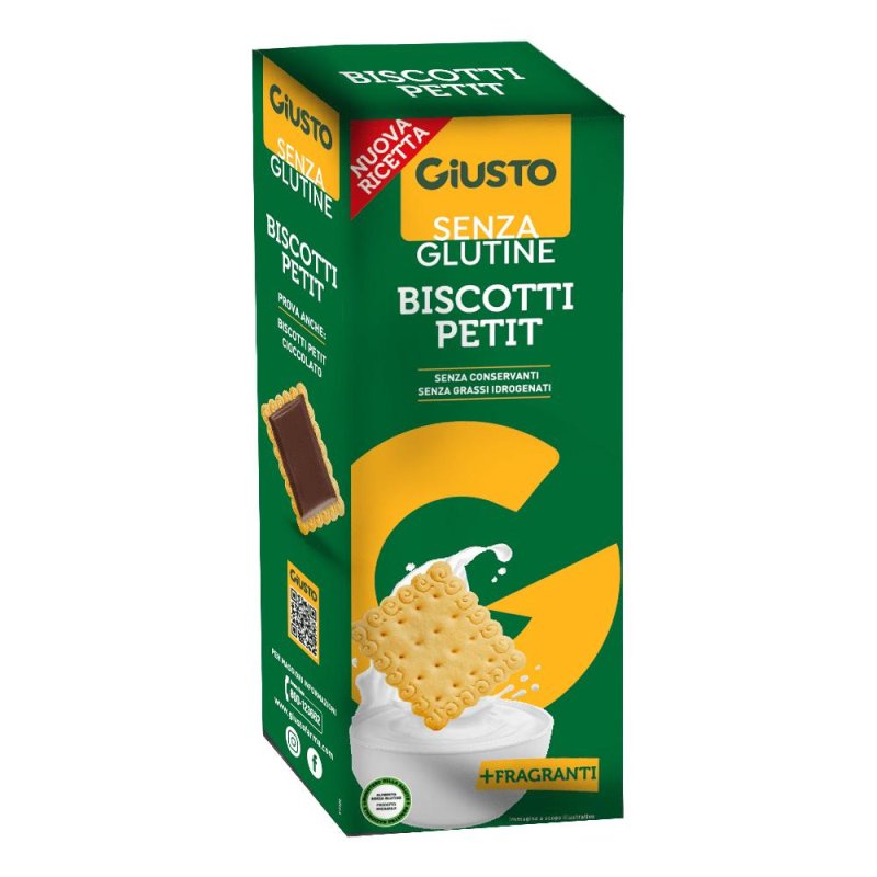 Giusto senza glutine biscotti petit 175 g Giusto senza glutine biscotti petit 175 g