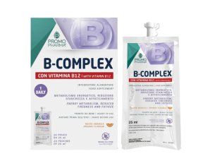 Vitamina B Complesso Integratore in Bustine 20 Pouch Alta Potenza per Energia Metabolismo e Sistema Nervoso