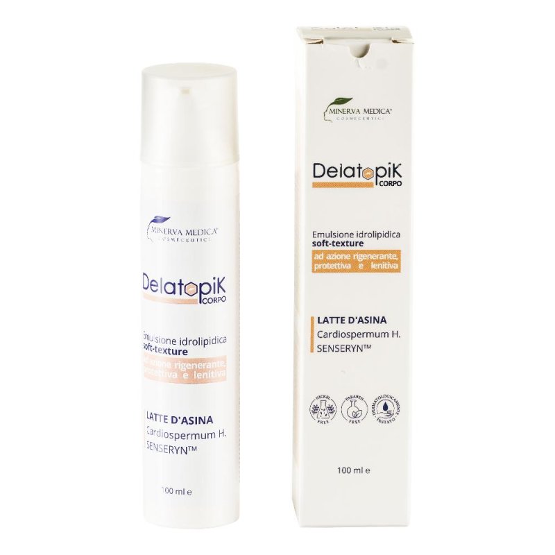 DELATOPIK Crema Corpo 100 ml Emolliente Lenitiva per Pelle Secca e Atopica Idratazione Quotidiana DELATOPIK Crema Corpo 100 ml Emolliente Lenitiva per Pelle Secca e Atopica Idratazione Quotidiana