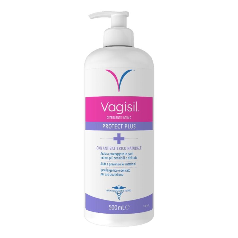 Vagisil Protect Plus Detergente Intimo pH 4,8, 500ml