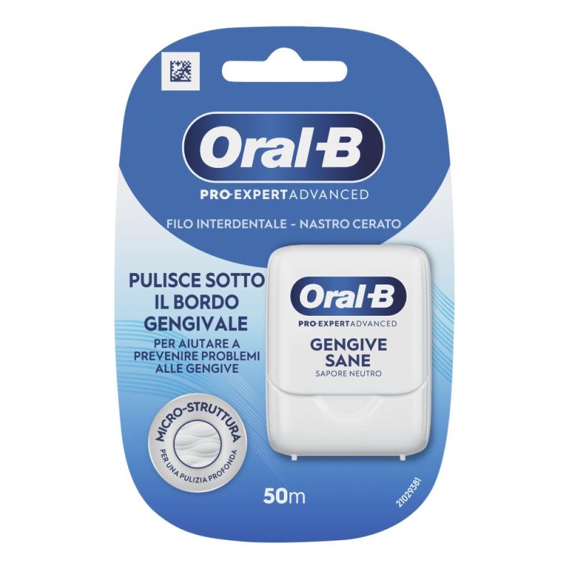 Oral-B Pro-Expert Advanced - Filo Interdentale Gengive Sane 50 metri, 1 Pezzo Oral-B Pro-Expert Advanced - Filo Interdentale Gengive Sane 50 metri, 1 Pezzo