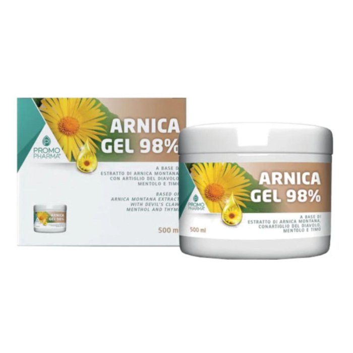 Gel Arnica 98% ad Alta Concentrazione 500 ml Formato Grande &ndash; Sollievo Naturale per Muscoli e Articolazioni