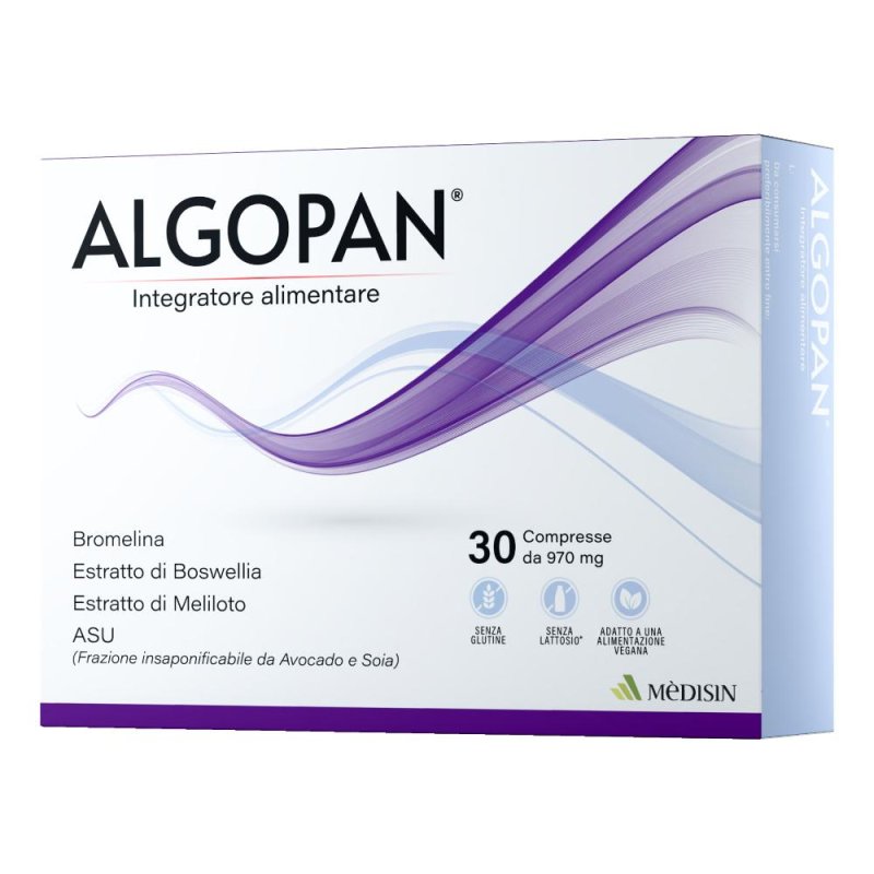Algopan 30 Compresse per Benessere and Sollievo dal Dolore For Uso Quotidiano Algopan 30 Compresse per Benessere and Sollievo dal Dolore For Uso Quotidiano