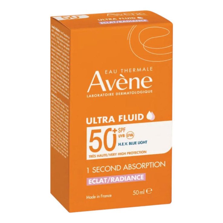 Avène Ultra Fluid Luminosità Protezione Molto Alta SPF50+ Solare per Pelle Sensibile, 50ml Avène Ultra Fluid Luminosità Protezione Molto Alta SPF50+ Solare per Pelle Sensibile, 50ml