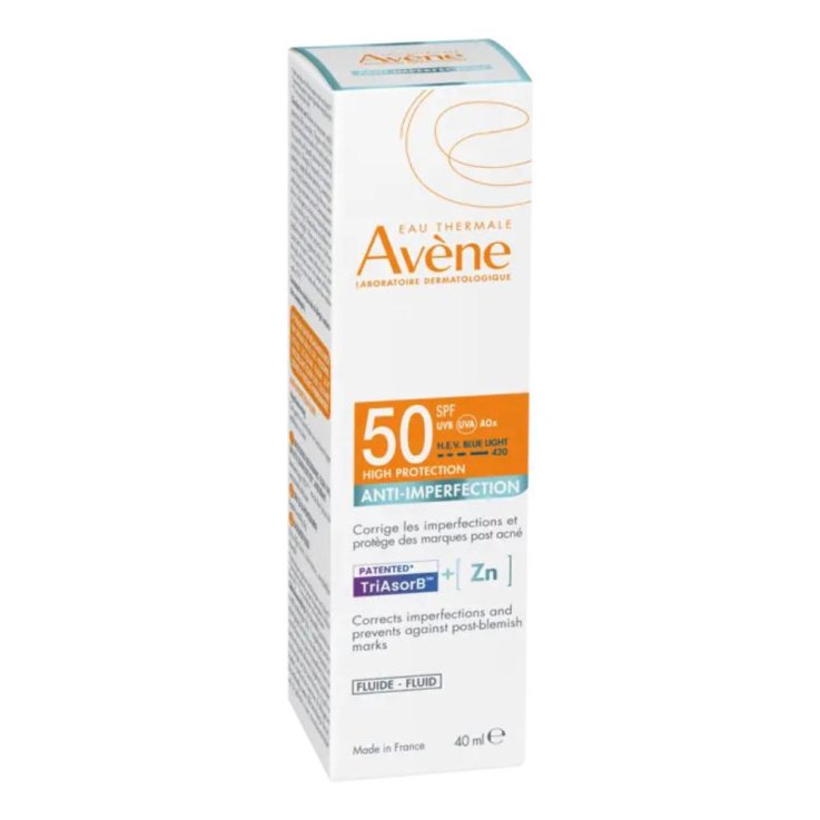 Avene Eau thermale solare fluido anti-imperfezioni spf 50 40 ml Avene Eau thermale solare fluido anti-imperfezioni spf 50 40 ml