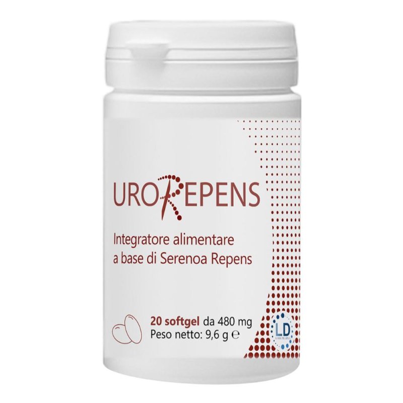 Urorepens 20 softgels &ndash; Integratore con Serenoa repens per la funzionalit&agrave; della prostata