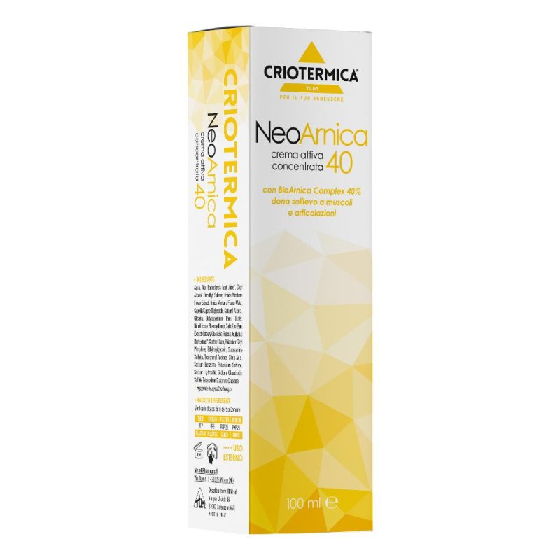 Neoarnica 40 gel 100 ml - gel allarnica per dolori muscolari e traumi Neoarnica 40 gel 100 ml - gel allarnica per dolori muscolari e traumi