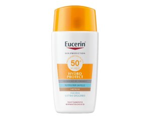 Eucerin Sun Protection - Hydro Protect Fluido Viso Ultra Leggero SPF50+ Colorato Medium, 50ml