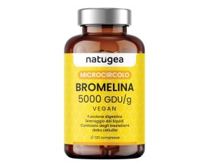 Natugea Bromelina 5000 ad Alto Dosaggio Integratore in Compresse 120 Pezzi per Benessere di Articolazioni e Digestione