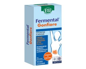 Esi Fermental Gonfiore integratore per la funzione digestiva ed eliminazione dei gas 10 stick orosolubili
