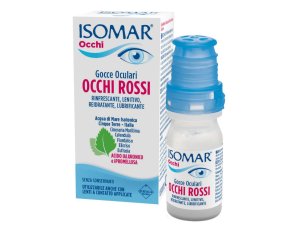 Isomar Occhi Rossi Gocce Oculari 10ml - Sollievo per Occhi Arrossati e Irritati
