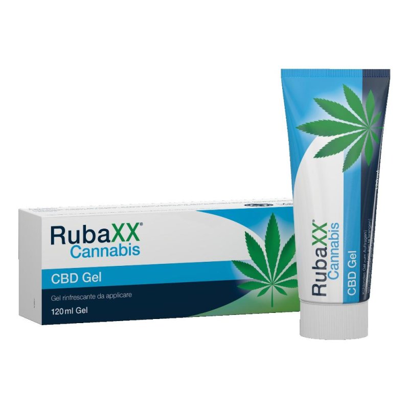 Rubaxx Cannabis CBD gel 120 ml - gel topico con CBD per dolori muscolari Rubaxx Cannabis CBD gel 120 ml - gel topico con CBD per dolori muscolari
