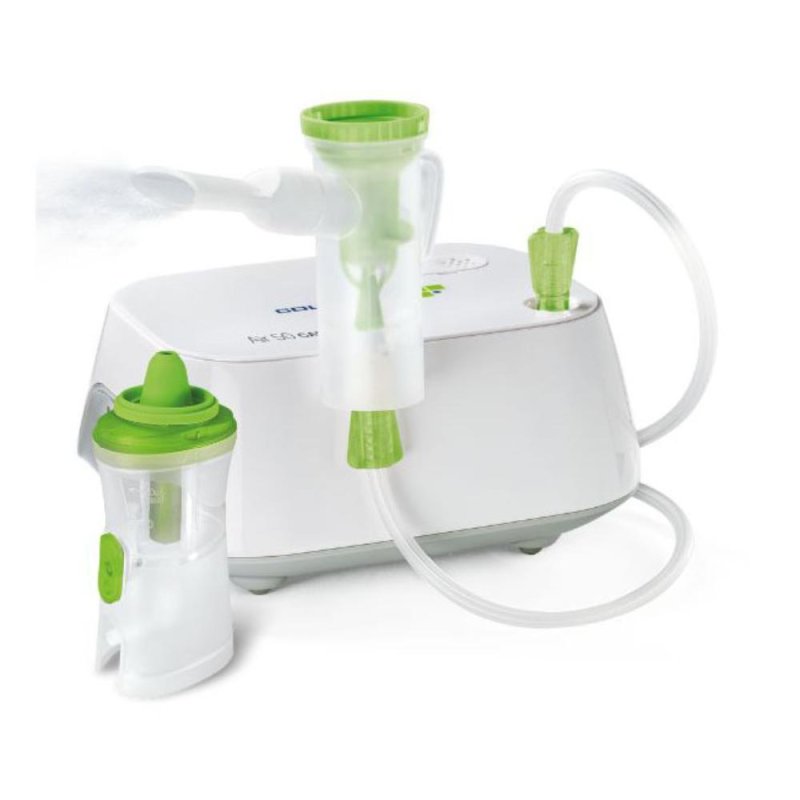 Colpharma Air 50 Care Aerosol a Pistone con Doccia Nasale per Adulti e Bambini per Raffreddore, Sinusite e Allergie Respiratorie