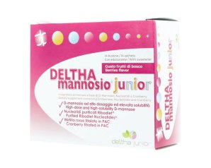 Deltha Mannosio Junior 14 bustine - integratore con D-mannosio per bambini
